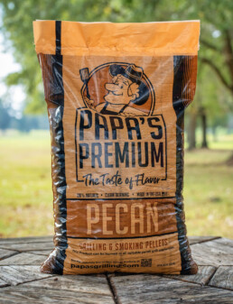 Papas Premium Pecan Grilling and Smoking Pellets